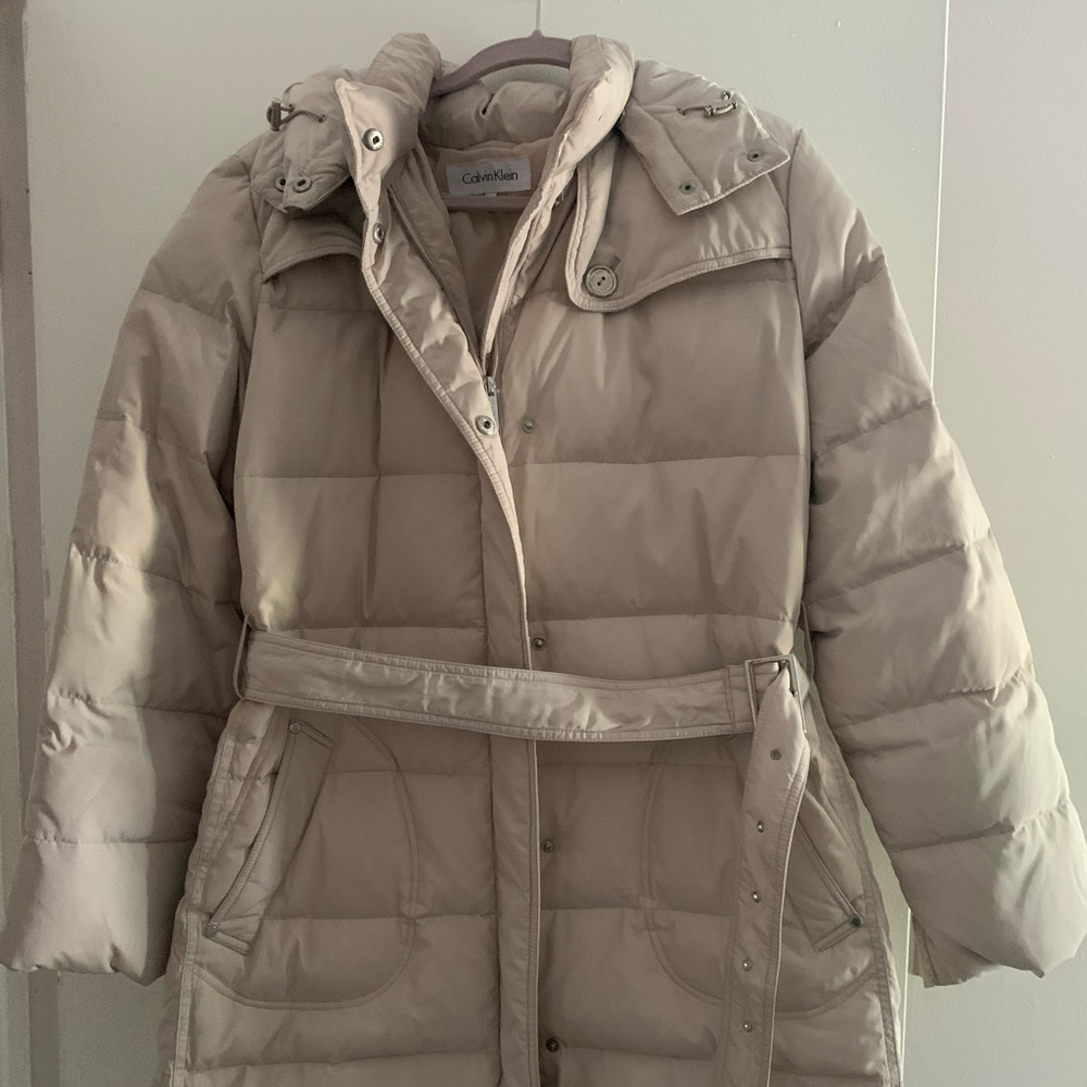 Calvin Klein Hooded Down Coat